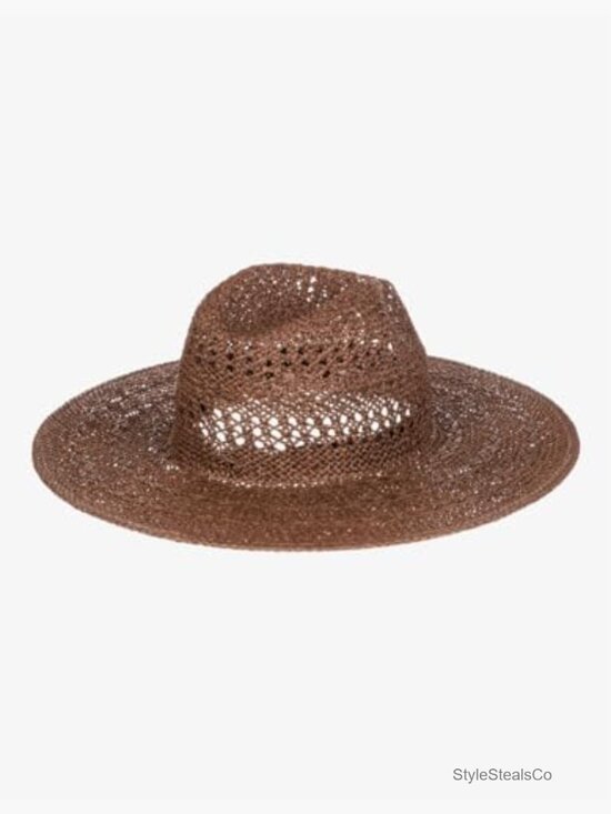 Women\'s Straw Woven Wide Brim Sun Hat Adjustable Summer Beach UV Protection main image 2